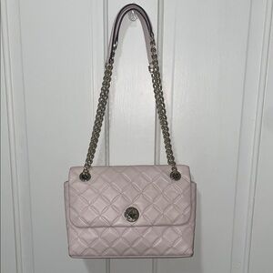 Kate Spade Natalia Quilted Light Pink Chain-Handle Shoulder Bag